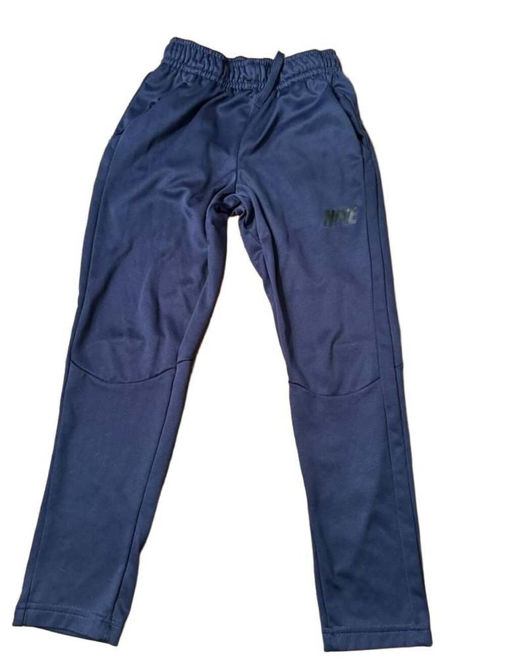 Nike Sweatpants Tapered GX Swoosh Mens XL Pants Blue Fleece Therma Fit Logo h145